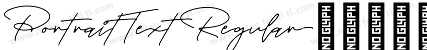PortraitText Regular字体转换